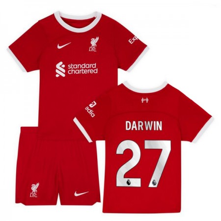 Maglia Liverpool 2023-24 Darwin 27 Bambino Prima Divisa